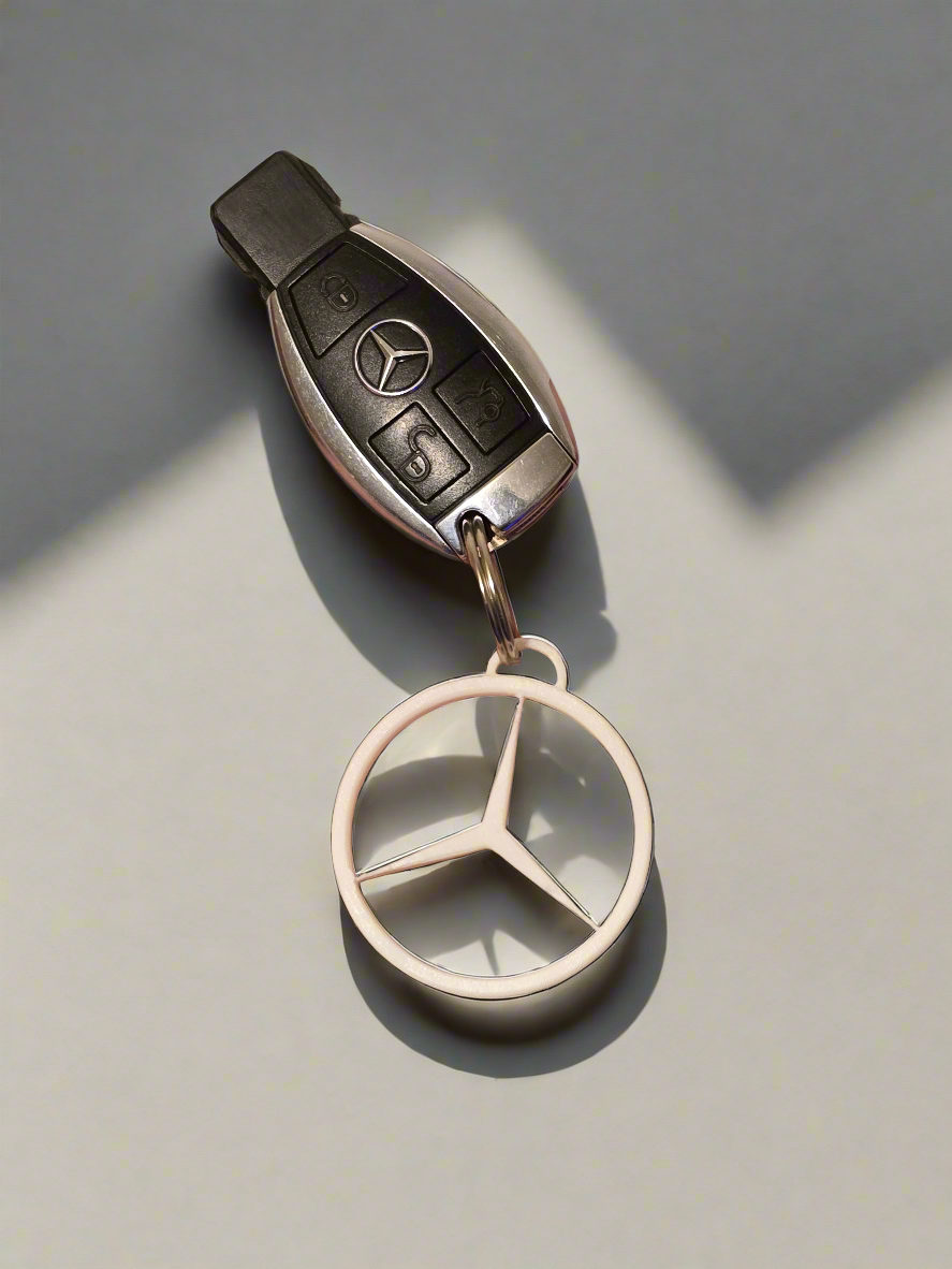 Mercedes Star Keychain